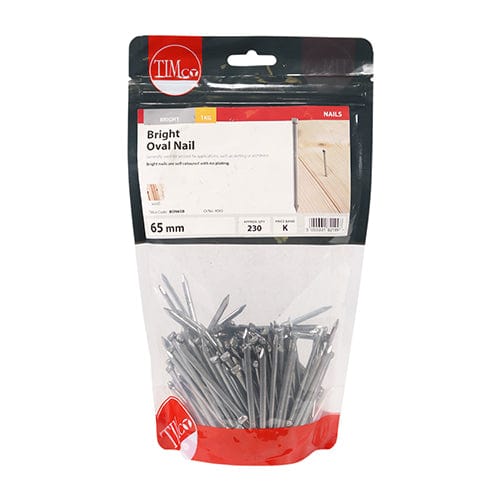TIMCO Nails 65mm / 1 / TIMbag TIMCO Oval Nails Bright