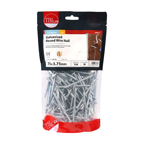 TIMCO Nails 75 x 3.75 / 1 / TIMbag TIMCO Round Wire Nail Galvanised