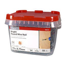 TIMCO Nails 75 x 3.75 / 2.5 / TIMtub TIMCO Round Wire Nails Bright
