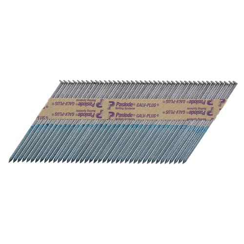 TIMCO Nails Paslode IM350+ Nails & Fuel Cells Trade Pack Plain Shank Galvanised + - 3.1 x 90/2CFC
