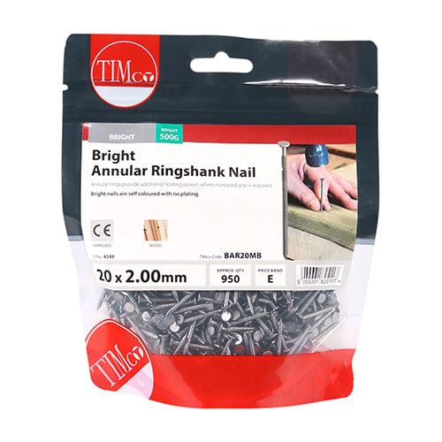TIMCO Nails TIMCO Annular Ringshank Nails Bright