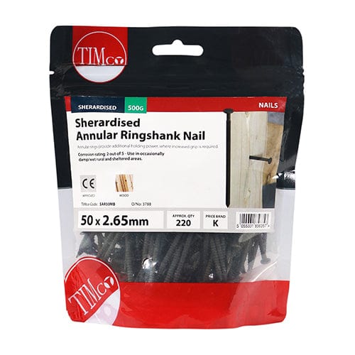 TIMCO Nails TIMCO Annular Ringshank Nails Sherardised
