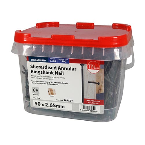 TIMCO Nails TIMCO Annular Ringshank Nails Sherardised