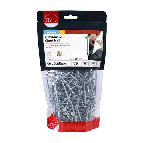 TIMCO Nails TIMCO Clout Nails Galvanised