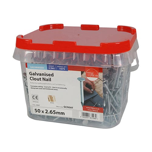 TIMCO Nails TIMCO Clout Nails Galvanised