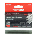 TIMCO Nails TIMCO Heavy Duty Chisel Point Galvanised Staples