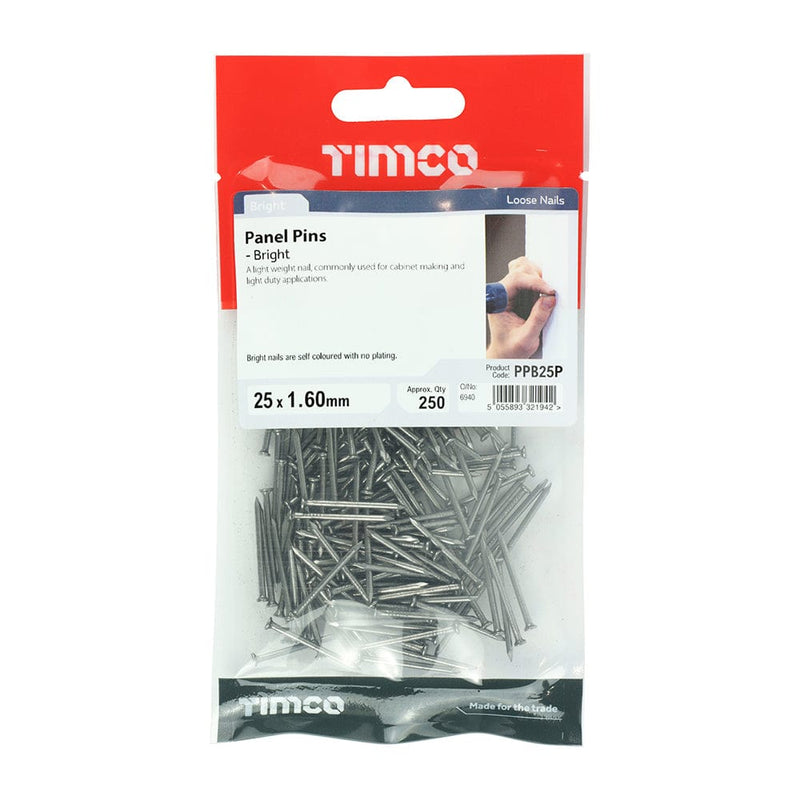 TIMCO Nails TIMCO Panel Pins Bright