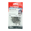 TIMCO Nails TIMCO Polymer Headed Pins A4 Stainless Steel Black