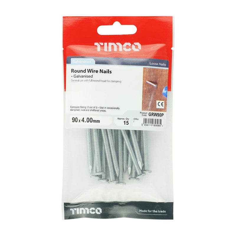 TIMCO Nails TIMCO Round Wire Nail Galvanised