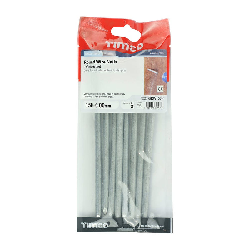 TIMCO Nails TIMCO Round Wire Nail Galvanised
