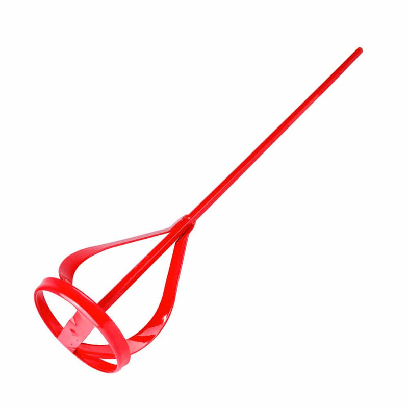 TIMCO Powertool Accessories 100 x 600 TIMCO Paint Mixer, Paint and Plaster Mixing Paddle for Drill, Red