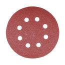 TIMCO Powertool Accessories 125mm (80/120/180) TIMCO Random Orbital Sanding Discs Mixed Red