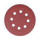 TIMCO Powertool Accessories 125mm TIMCO Random Orbital Sanding Discs 120 Grit Red