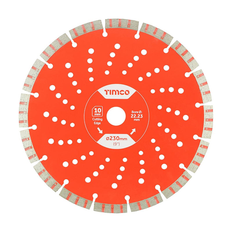 TIMCO Powertool Accessories 230 x 22.2 TIMCO Trade Diamond Blade Segmented