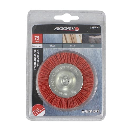 Timco Drill Wheel Brush Nylon - Pack Qty - 1 Ea