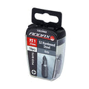 TIMCO Powertool Accessories No.1 x 25 / 10 / Blister Pack TIMCO Pozi Driver Bit S2 Grey