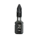 TIMCO Powertool Accessories No.1 x 25 / 10 / Handy Bit Pack TIMCO X6 Impact Pozi Driver Bit