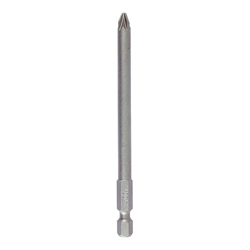 TIMCO Powertool Accessories No.2 x 100 / 1 / Blister Pack TIMCO Phillips Driver Bit S2 Grey