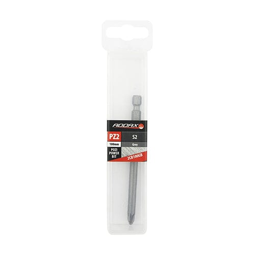 TIMCO Powertool Accessories No.2 x 100 / 1 / Blister Pack TIMCO Pozi Driver Bit S2 Grey