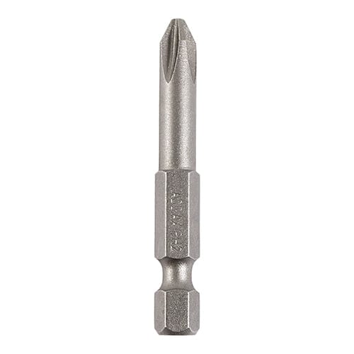 TIMCO Powertool Accessories No.2 x 50 / 5 / Blister Pack TIMCO Phillips Driver Bit S2 Grey