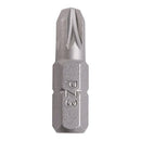 TIMCO Powertool Accessories No.3 x 25 / 100 / Small Jar TIMCO Pozi Driver Bit S2 Grey
