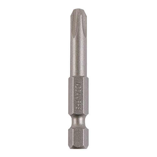 TIMCO Powertool Accessories No.3 x 50 / 5 / Blister Pack TIMCO Phillips Driver Bit S2 Grey