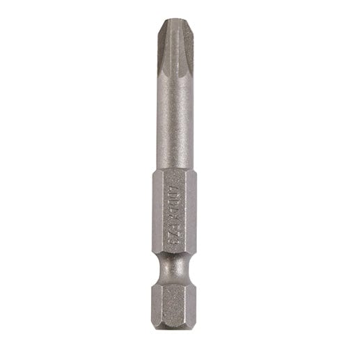 TIMCO Powertool Accessories No.3 x 50 / 5 / Blister Pack TIMCO Pozi Driver Bit S2 Grey