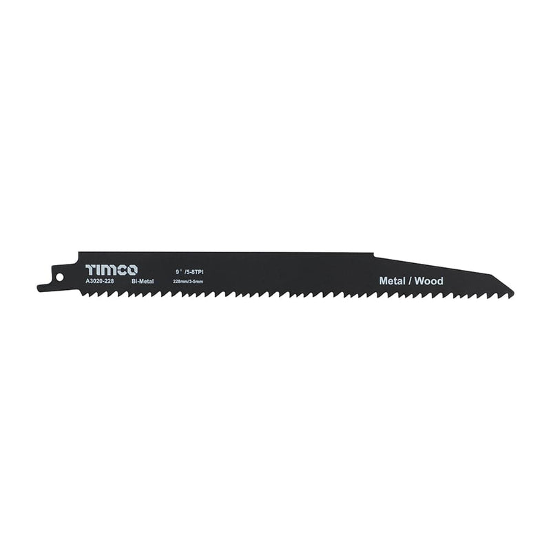 TIMCO Powertool Accessories S1110VF TIMCO Reciprocating Saw Blades Wood with Nails Cutting Bi-Metal