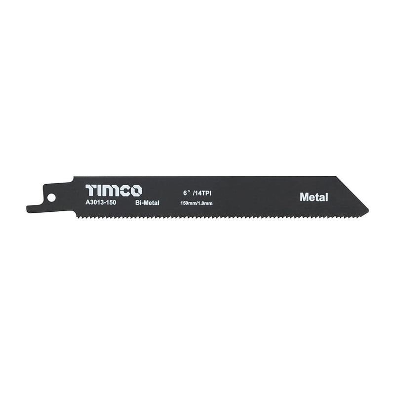 TIMCO Powertool Accessories S922BF TIMCO Reciprocating Saw Blades Metal Cutting Bi-Metal
