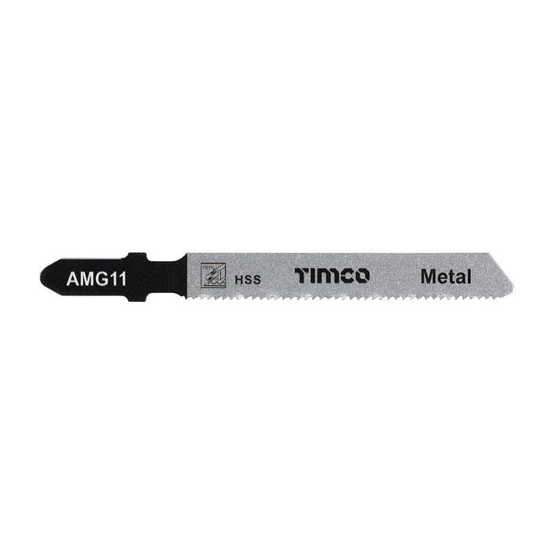 TIMCO Powertool Accessories T118A TIMCO Jigsaw Blades Metal Cutting HSS Blades