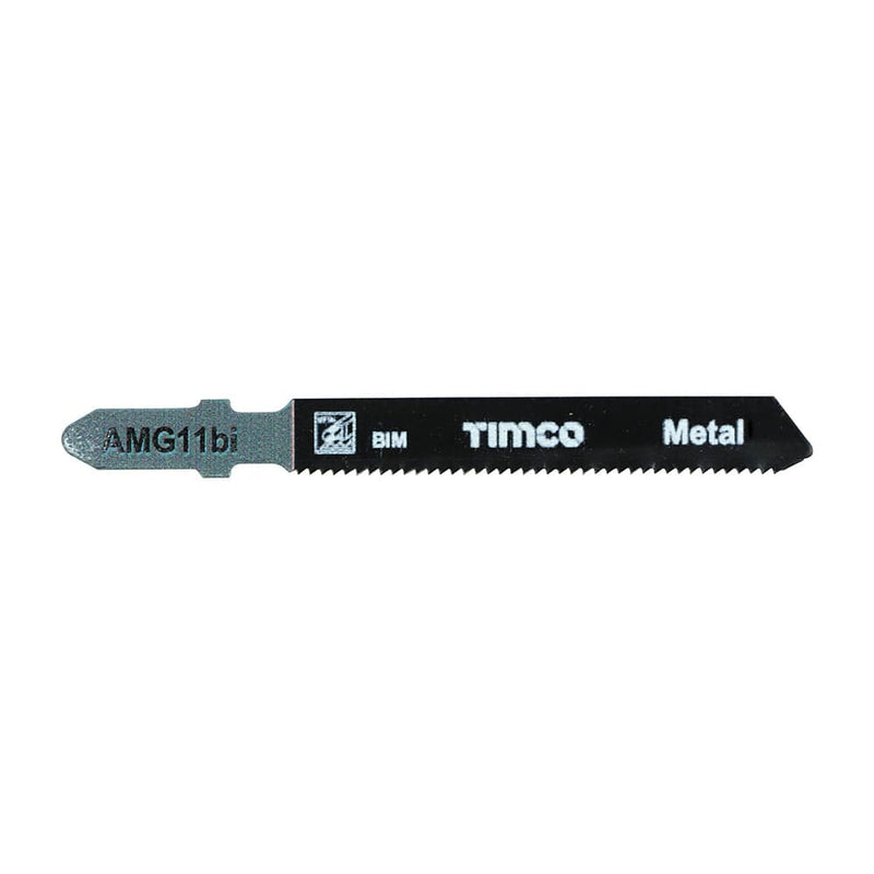 TIMCO Powertool Accessories T118AF TIMCO Jigsaw Blades Metal Cutting Bi-Metal Blades