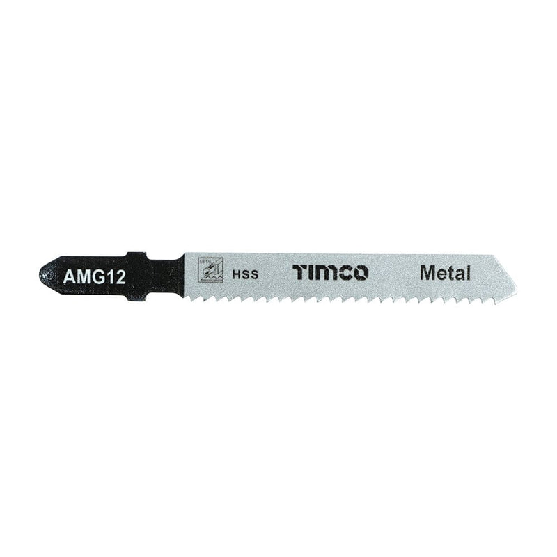 TIMCO Powertool Accessories T118B TIMCO Jigsaw Blades Metal Cutting HSS Blades