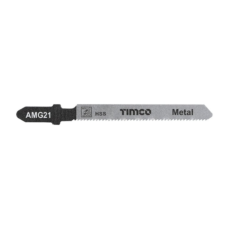 TIMCO Powertool Accessories T218A TIMCO Jigsaw Blades Metal Cutting HSS Blades