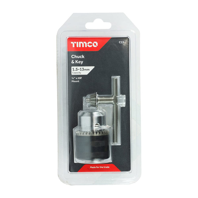 TIMCO Powertool Accessories TIMCO 1/2" Chuck & Key Set - 1/2"