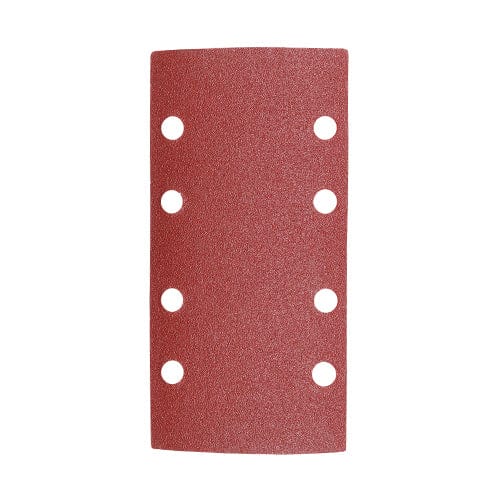Timco 1/3 Sanding Sheets 80 Grit Red Punched - 93 X 185Mm - Pack Qty - 5 Pcs