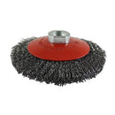 TIMCO Powertool Accessories TIMCO Angle Grinder Bevel Brush Crimped Steel Wire - 115mm