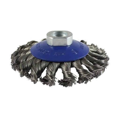 TIMCO Powertool Accessories TIMCO Angle Grinder Bevel Brush Twisted Knot Stainless Steel - 100mm