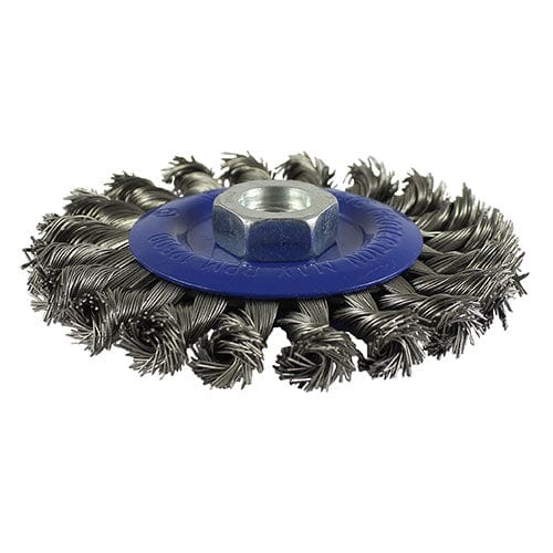 TIMCO Powertool Accessories TIMCO Angle Grinder Wheel Brush Twisted Knot Stainless Steel - 115mm