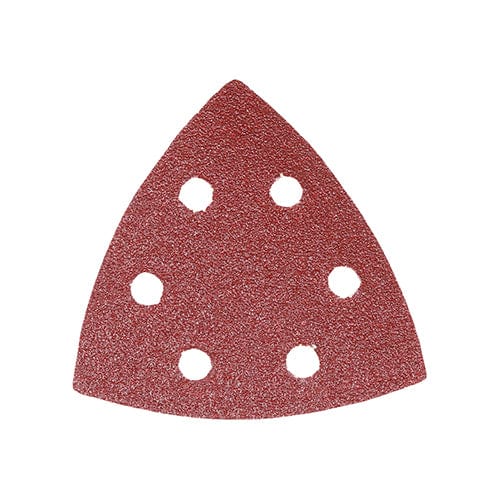 TIMCO Powertool Accessories TIMCO Delta Sanding Pads 60 Grit Red - 95 x 95mm