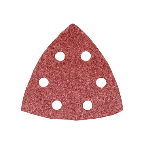 TIMCO Powertool Accessories TIMCO Delta Sanding Pads 80 Grit Red - 95 x 95mm