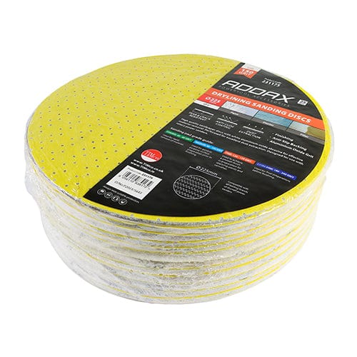 TIMCO Powertool Accessories TIMCO Drylining Sanding Discs 150 Grit Yellow - 225mm