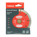 TIMCO Powertool Accessories TIMCO General Purpose Diamond Blade Segmented