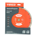 TIMCO Powertool Accessories TIMCO General Purpose Diamond Blade Segmented