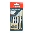 TIMCO Powertool Accessories TIMCO Jigsaw Blades Wood Cutting Bi-Metal Blades
