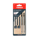 TIMCO Powertool Accessories TIMCO Jigsaw Blades Wood Cutting HCS Blades