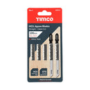 TIMCO Powertool Accessories TIMCO Jigsaw Blades Wood Cutting HCS Blades