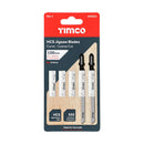TIMCO Powertool Accessories TIMCO Jigsaw Blades Wood Cutting HCS Blades