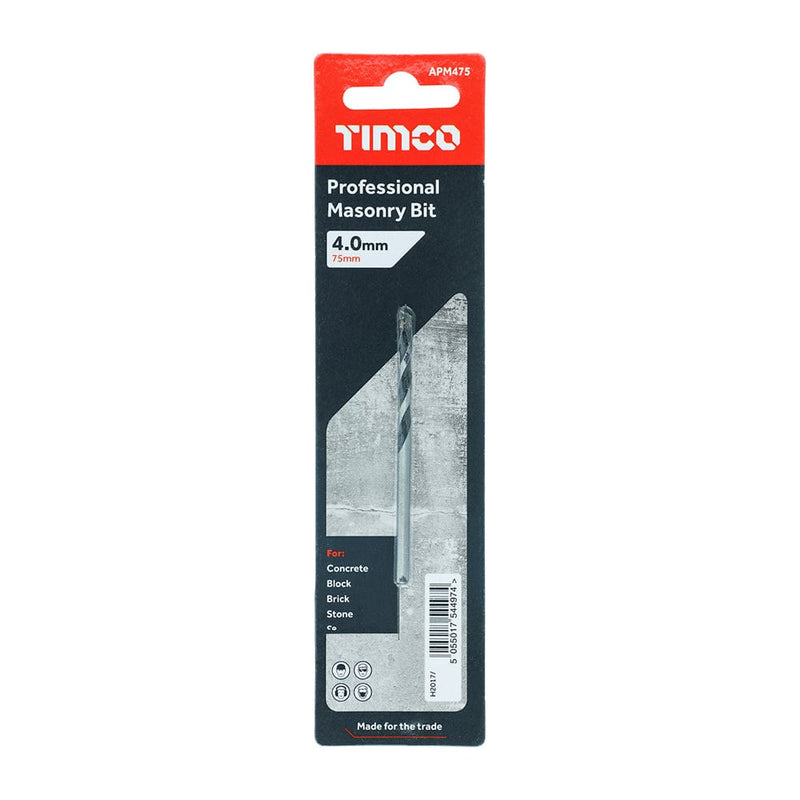 TIMCO Powertool Accessories TIMCO Masonry Drill Bits