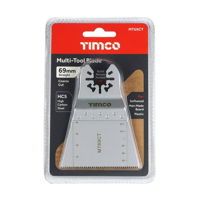 TIMCO Powertool Accessories TIMCO MTool Blade Straight Coarse