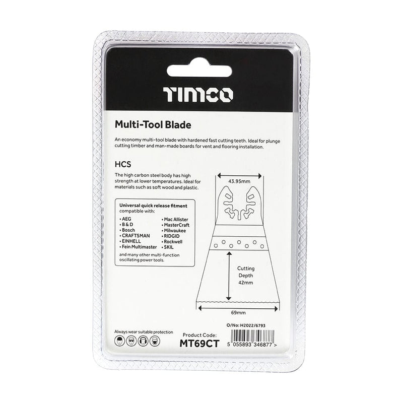 TIMCO Powertool Accessories TIMCO MTool Blade Straight Coarse